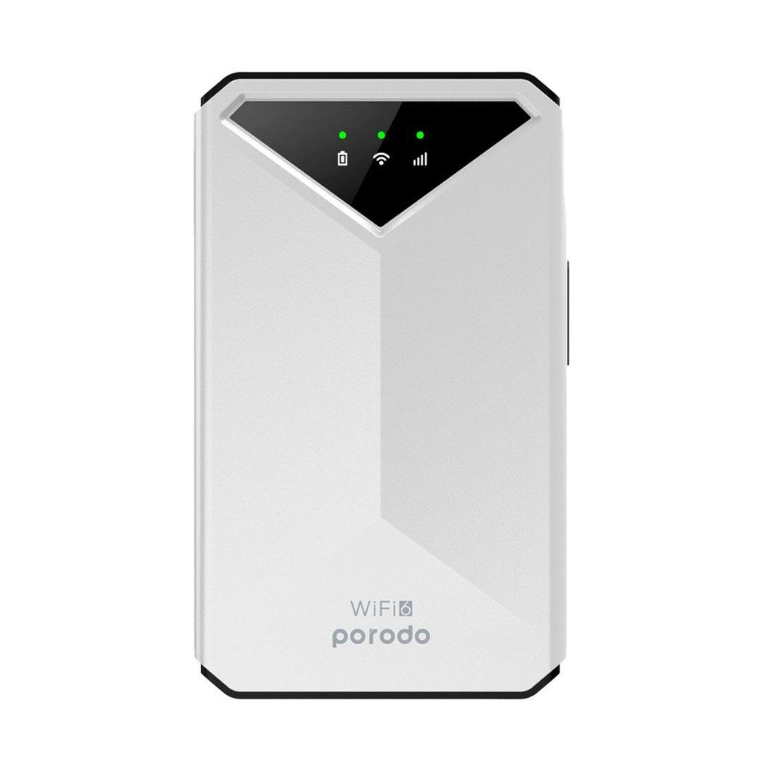 راوتر Porodo المحمول 4G LTE WiFi 6 Pocket 