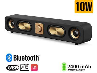 E-3404 10W 2400mAh Wireless Sound Bar Bluetooth