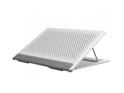 BASEUS MESH PORTABLE LAPTOP STAND - WHITE & GRAY