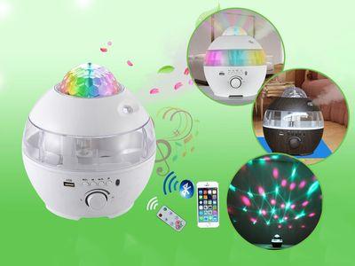 Humidifier with Bluetooth Speaker LED Night Lamp