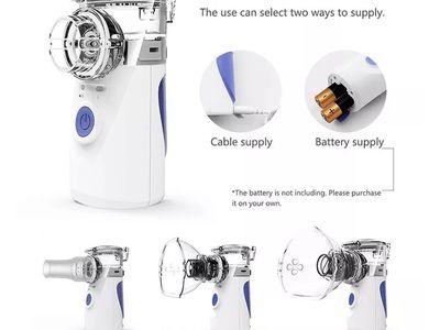 Portable Ultrasonic Mesh Nebulizer With 2 Inhalation Modes