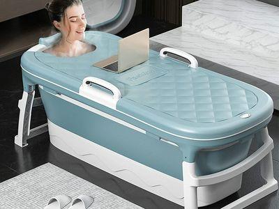 Folding Bathtub, Adult Portable Bathtub