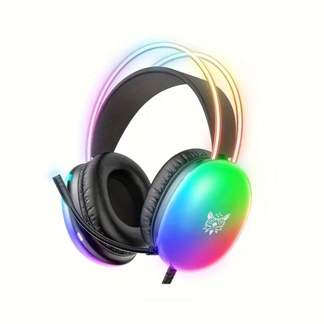 سماعة جيمينج ONIKUMA Cat Ear بأضواء RGB 