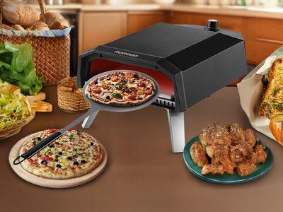 Porodo 12-inch Pizza Oven with A Temperature of up to 500°C