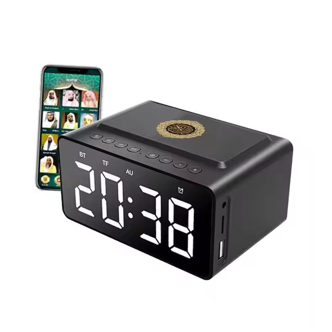 Digital Azan Clock with Quran Speaker (18 Readers Voice) and 8G Memory