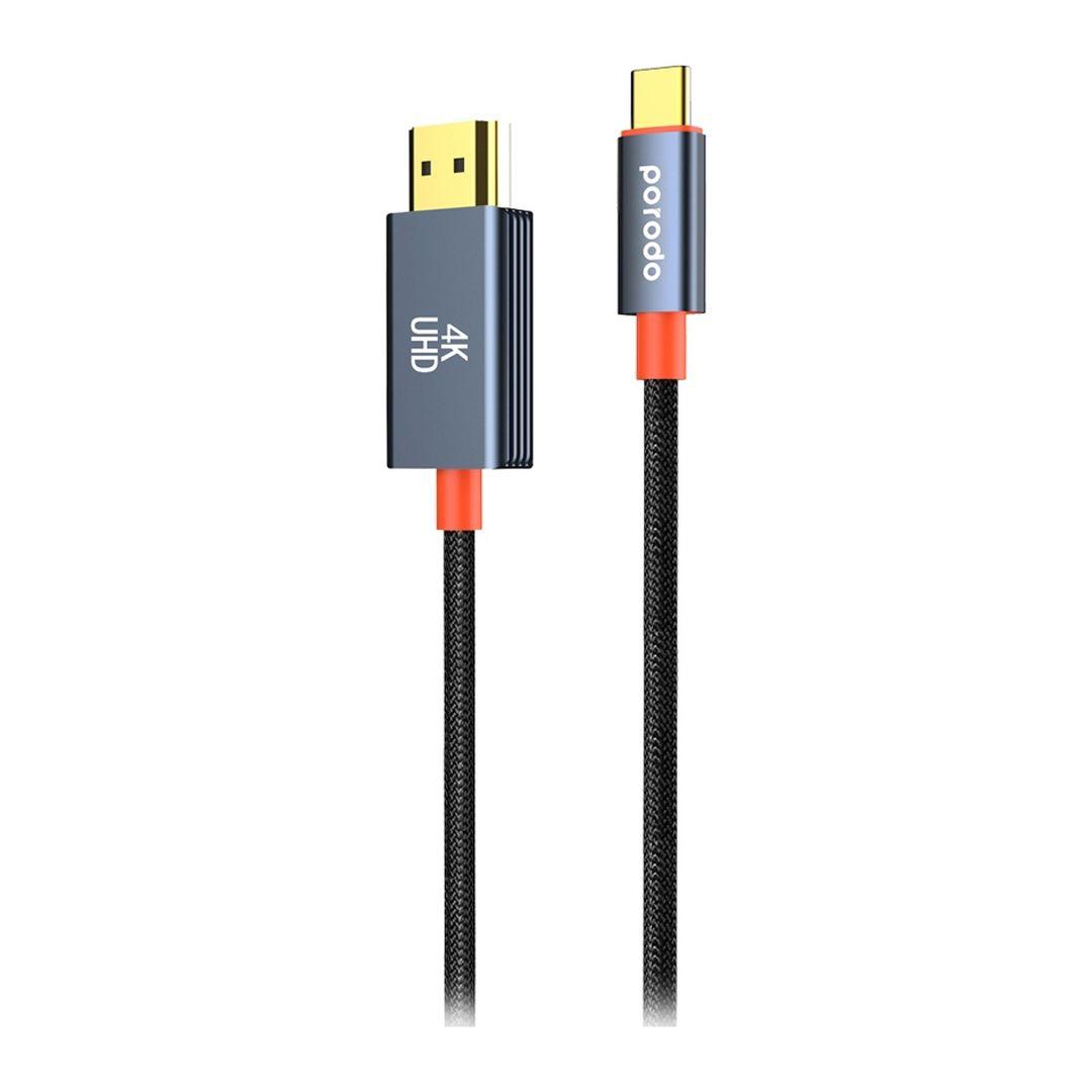 كيبل بورودو المنسوج Type-C إلى HDMI بطول 2 متر