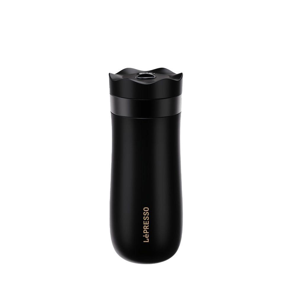 LePresso LPIMFP Insulated Mug with French Press 320ml - Black