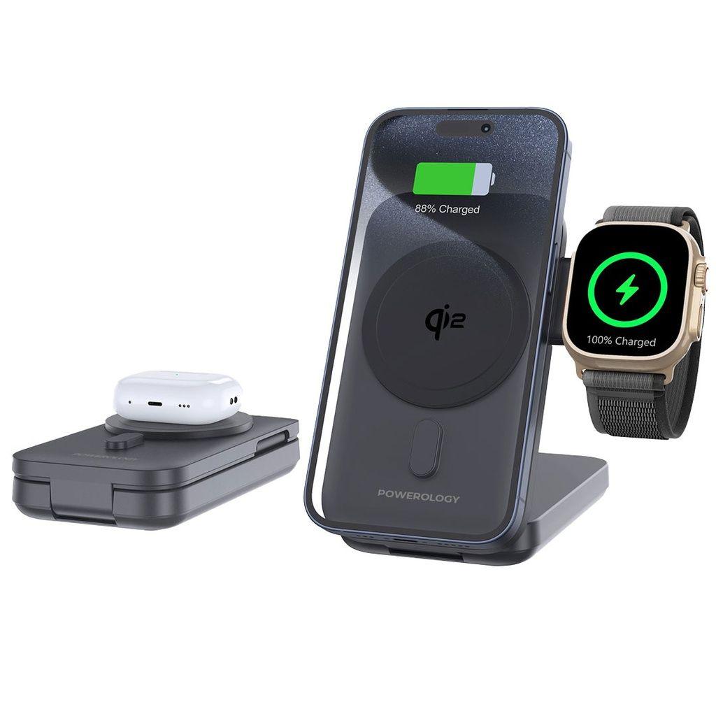 باوربانك مغناطيسي Powerology Qi2 مع بطارية 10000mAh 