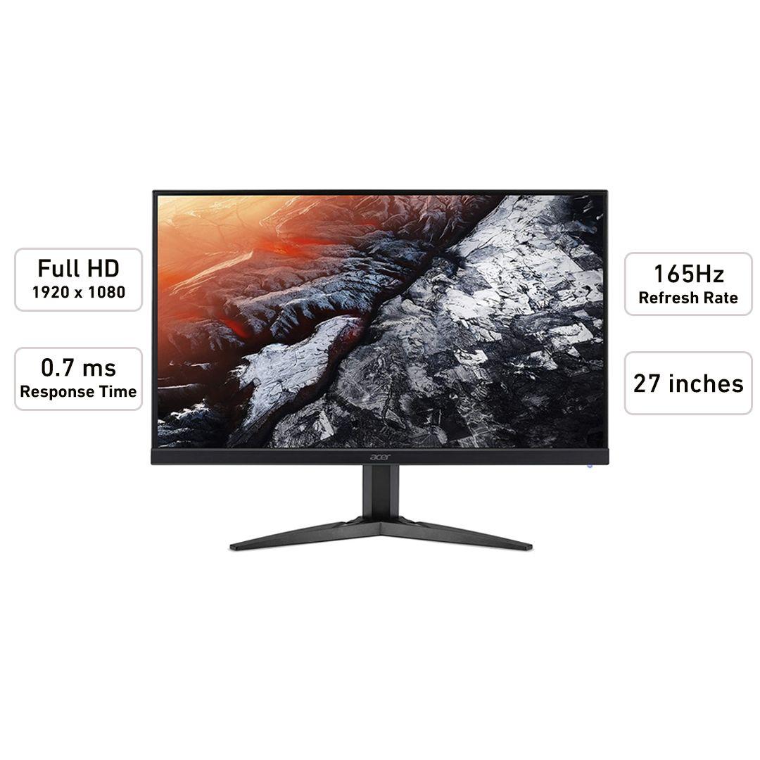 شاشة جيمنج Acer KG1 165Hz بحجم 27 بوصة للألعاب