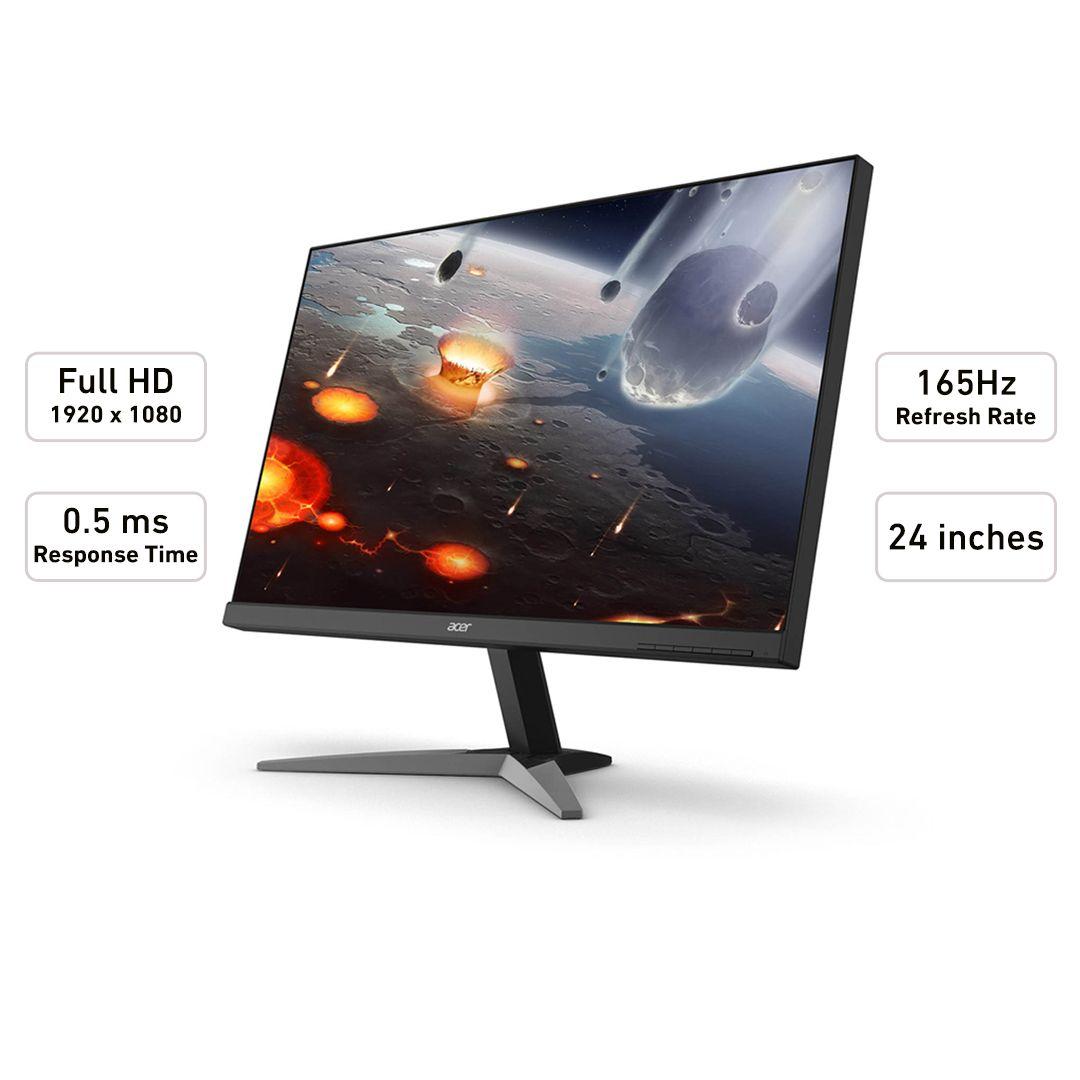 شاشة جيمنج Acer KG1 165Hz بحجم 24 بوصة للألعاب