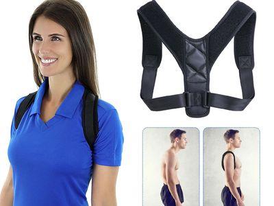 Posture Corrector Shoulder Support Belt for (Kids, Men or Women) Adjustable Back Pain Relief