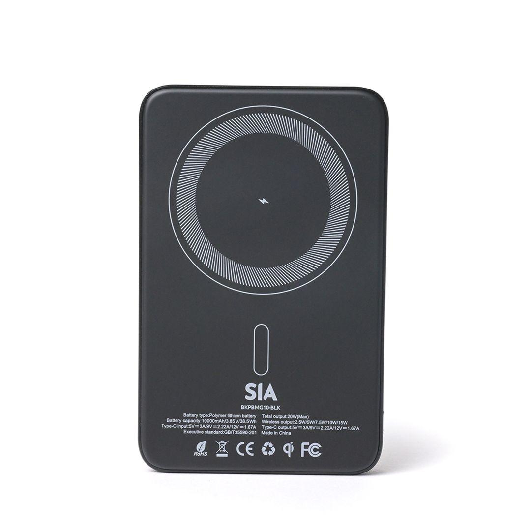 ⁠ميني باور بانك SIA MagOn بسعة 10000mAh هيكل معدني شحن سريع