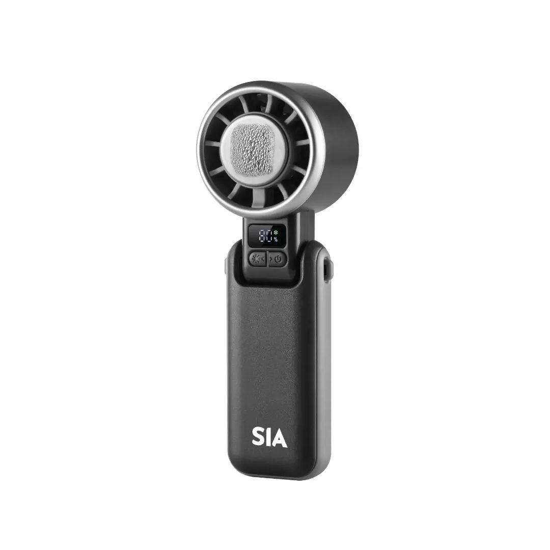 مروحة محمولة من SIA قوة 10.5 واط مع سعة بطارية 3600mAh
