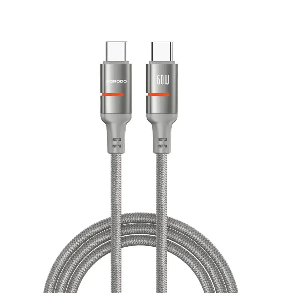 كيبل مضفر من بورودو من Type-C إلى Type-C