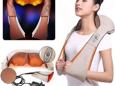 U Shape Electrical Shiatsu Back Shoulder Body Neck Massager Multifunctional Shawl Infrared Heated Kneading Car/Home Massage.