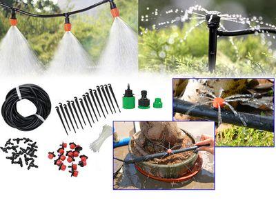 10m Garden Drip Nozzle Watering Irrigation Drip Kit Plant Watering Tubing Hose Sprinkler Nozzle Dripper Accessories