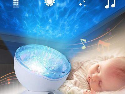  Baby Toys Colorful Romantic Star Projector, Marine Projector, Connected Totooth Music, Interior Decoration