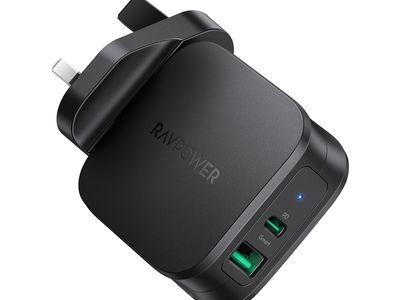 RAVPower RP-PC144 PD Pioneer 30W 2-Port Wall Charger