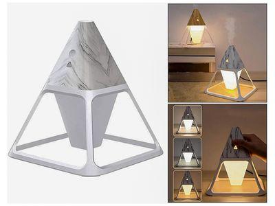 USB Humidifier Led Night Light The Adjustment Color Luminous Pyramid Smart Moisture