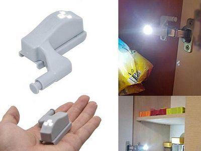 Cabinet Hinge LED Sensor Light for Wardrobe Cupboard and Kitchen Cupboards