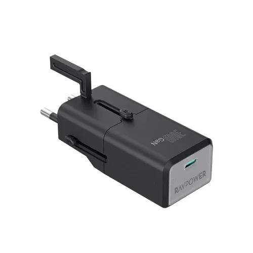 شاحن RAVPower Mini Type-C للسفر بقوة 30 واط شحن سريع