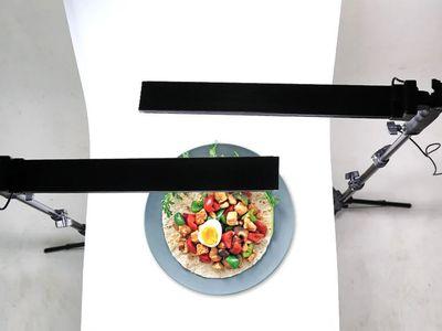  LED photographic studio kit + Photography Photo Studio Folding 60x100cm Shooting Table