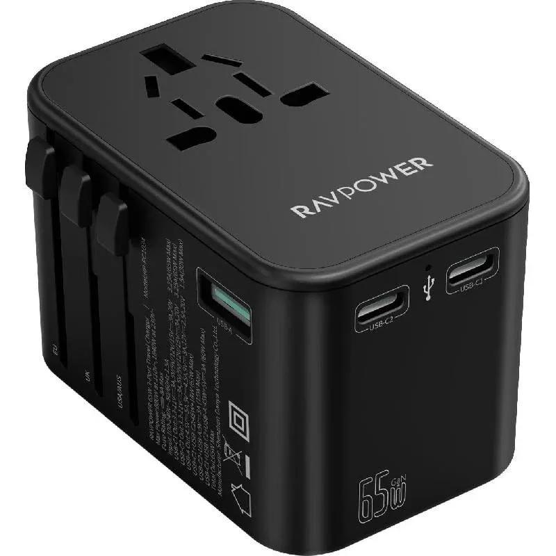 شاحن سفر Ravpower RP-PC1034 Pd Pioneer بقوة 65 واط