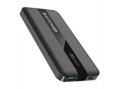 RavPower PB1236 Power Bank with Dual Ports (USB-A/USB-C) 20W 10000mAh