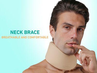 High Quality density sponge Cervical Collar Neck Support Brace Pain Relief belt travel pillow