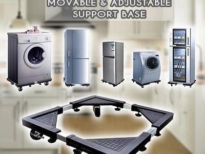 Multi-Functional Movable Appliance Stand Ultra Strong Washing Machine and Refrigerator Base