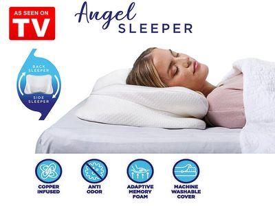 Angel Sleeper Pillow for a better night’s sleep and wake up re-energized