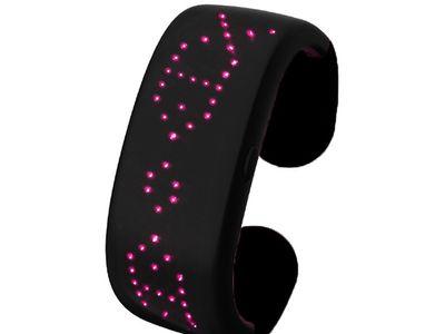 LED Light Wristband Bracelet Colorful Display Dynamic LED Light Bluetooth Bracelet