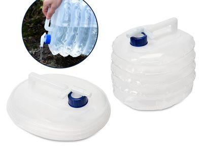 Collapsible Water Container with a Spout of 7 Liters Made of Safe and Reusable Material