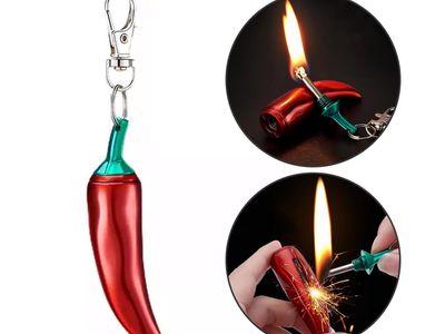 2 In 1 Chili Gas Lighter Waterproof Lightweight Wear-resistant and Durable