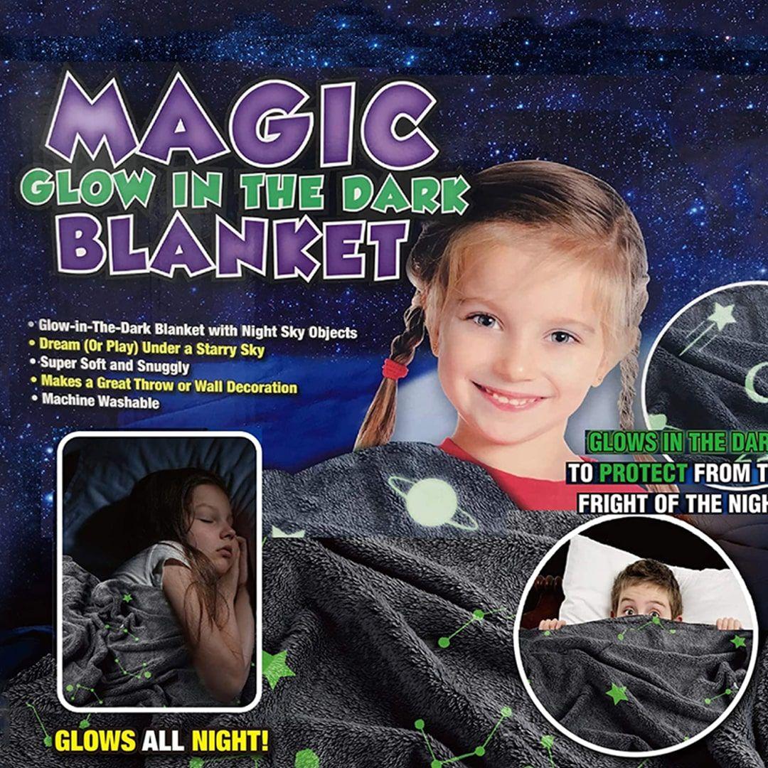 بطانية الأطفال السحرية المضيئة في الظلام Magic Glow In The Dark Blanket