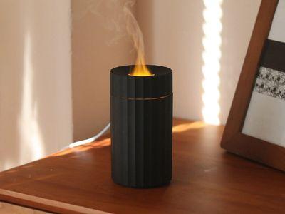 UltraSonic Elegant Aroma Diffuser With Flame Lighting Quiet Operation With Multiple Lighting Colors