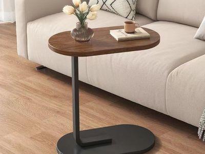 Modern C Shaped Side Table Coffee Table With Unique Design