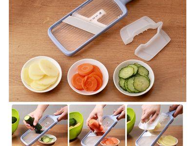 Stainless Steel Fruit Vegetable Chopper Slicer Adjustable Thickness Cutter