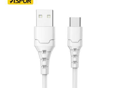 Aspor A102L 2M USB - Type C 3A Fast Charge Cable and Data Cable