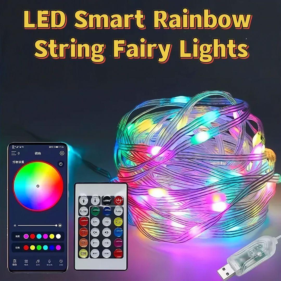 سلسلة أضواء LED الذكية RGB مع تحكم عن طريق البلوتوث 