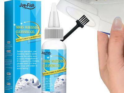 Shoe Cleaning and Polishing Kit (Cleaning Gel 30ml + Brush) 