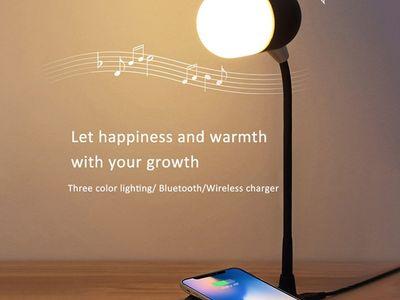 360 Degree Rotatable Wireless Charger and LED Light Bulb