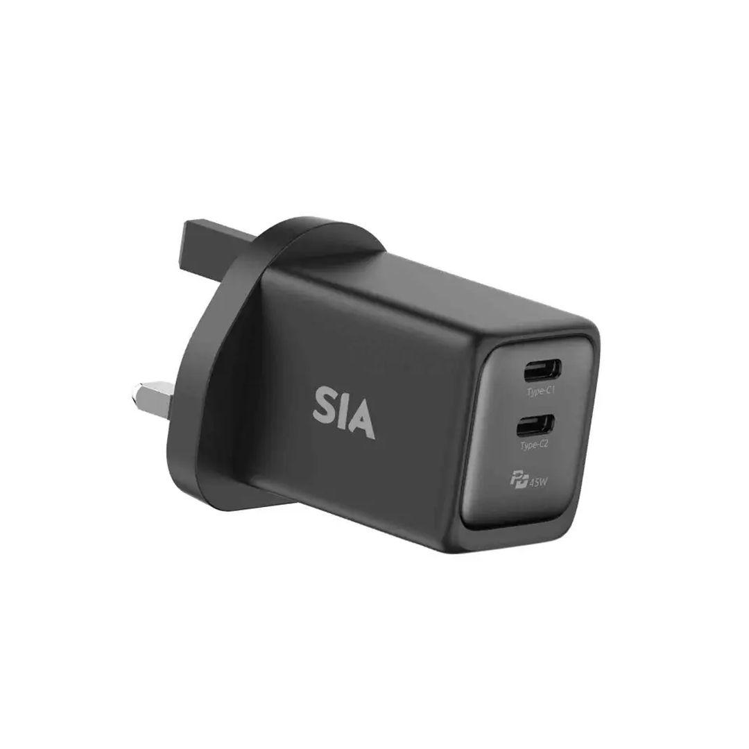 شاحن جداري SIA VoltBase بقوة 45 واط
