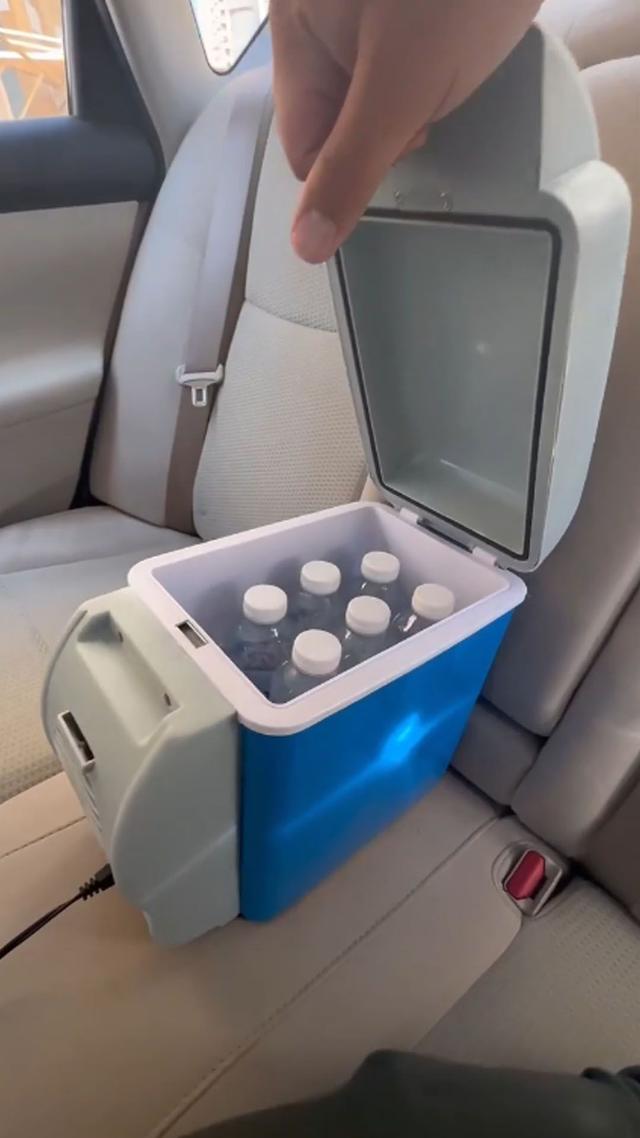 7.5L - Mini Fridge Cooler for Car - Portable DC 12V - Refrigerator Cooler & Warmer for Car & Travel