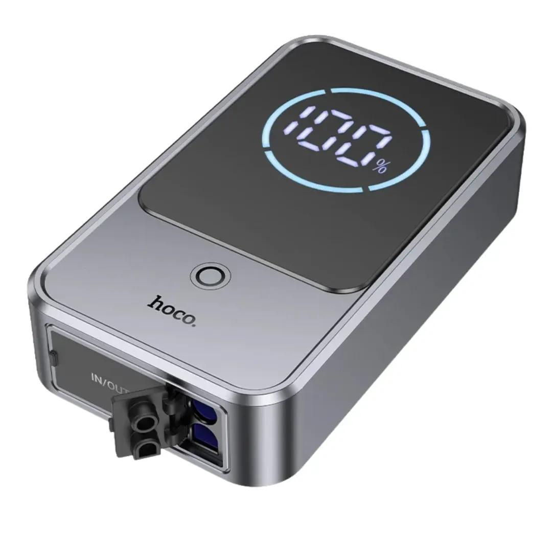 جهاز تشغيل بطارية السيارة HOCO QS7 – باور بانك 10000mAh مع إضاءة طوارئ ووظائف متعددة