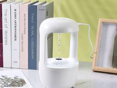 Smart Ultrasonic Air Anti-Gravity Humidifier LED Light Mist Mist with 2 Light Modes