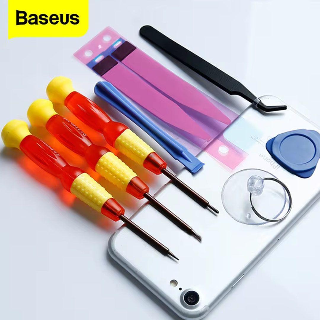 مجموعة صيانة وتركيب بطاريات الموبايل الاحترافية من Baseus