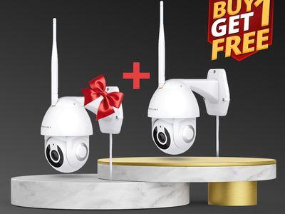 Buy Powerology WiFi Smart Outdoor Camera  & Get 1 FREE