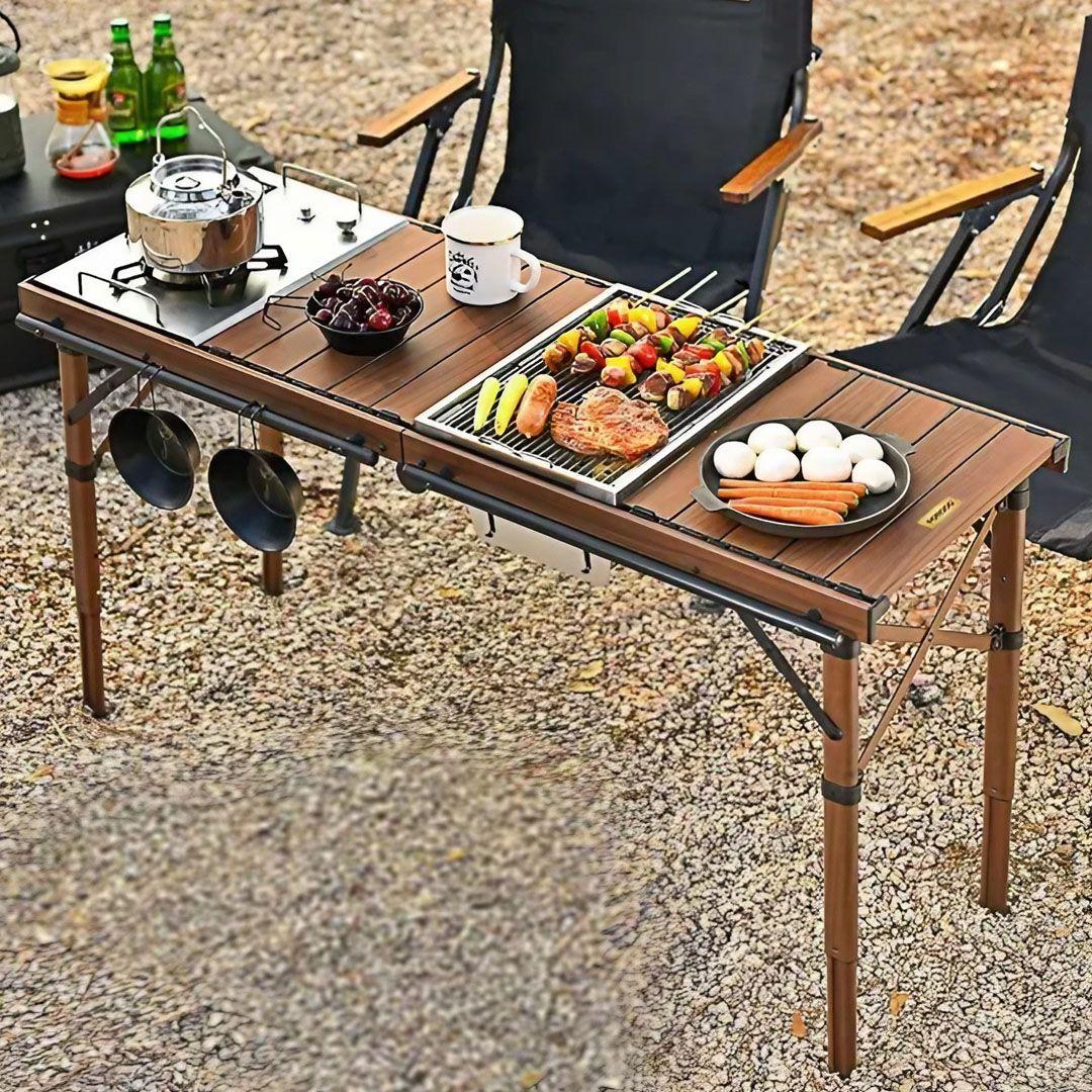 Porodo 2 in 1 Portable Cooking Station with Detachable Grill