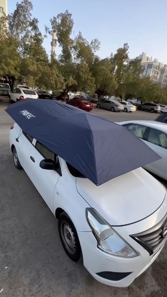 Car Flattop Umbrella - Anti-UV And Water-Proof Protection